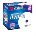 Verbatim DVD-R  4.7 GB  10 stuks   16x Jewel case
