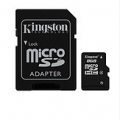 SDHC Card Micro   8GB Kingston        Class  4